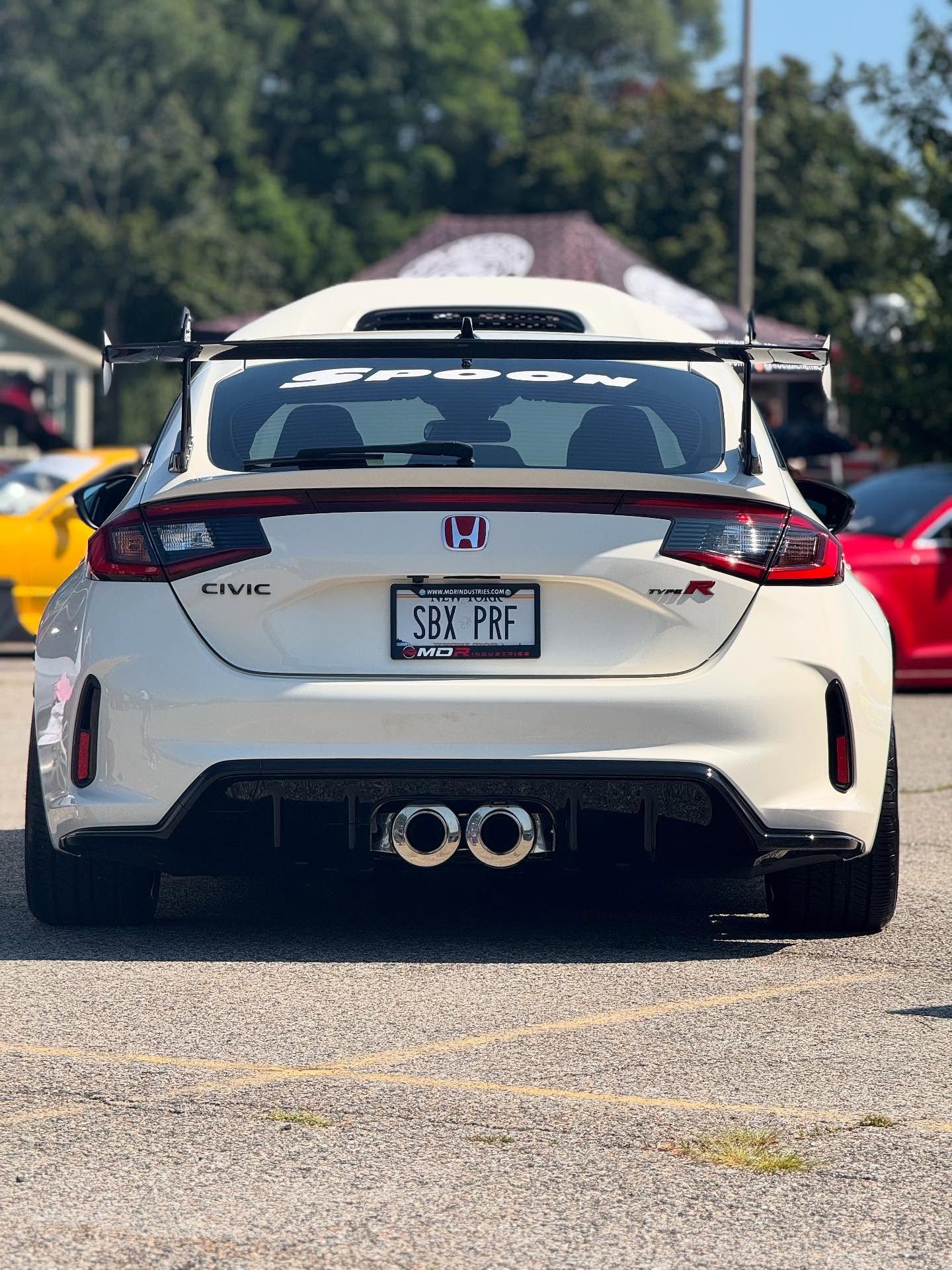 2023+ Honda Civic Type R FL5 with aftermarket exhaust system by SBX Performance