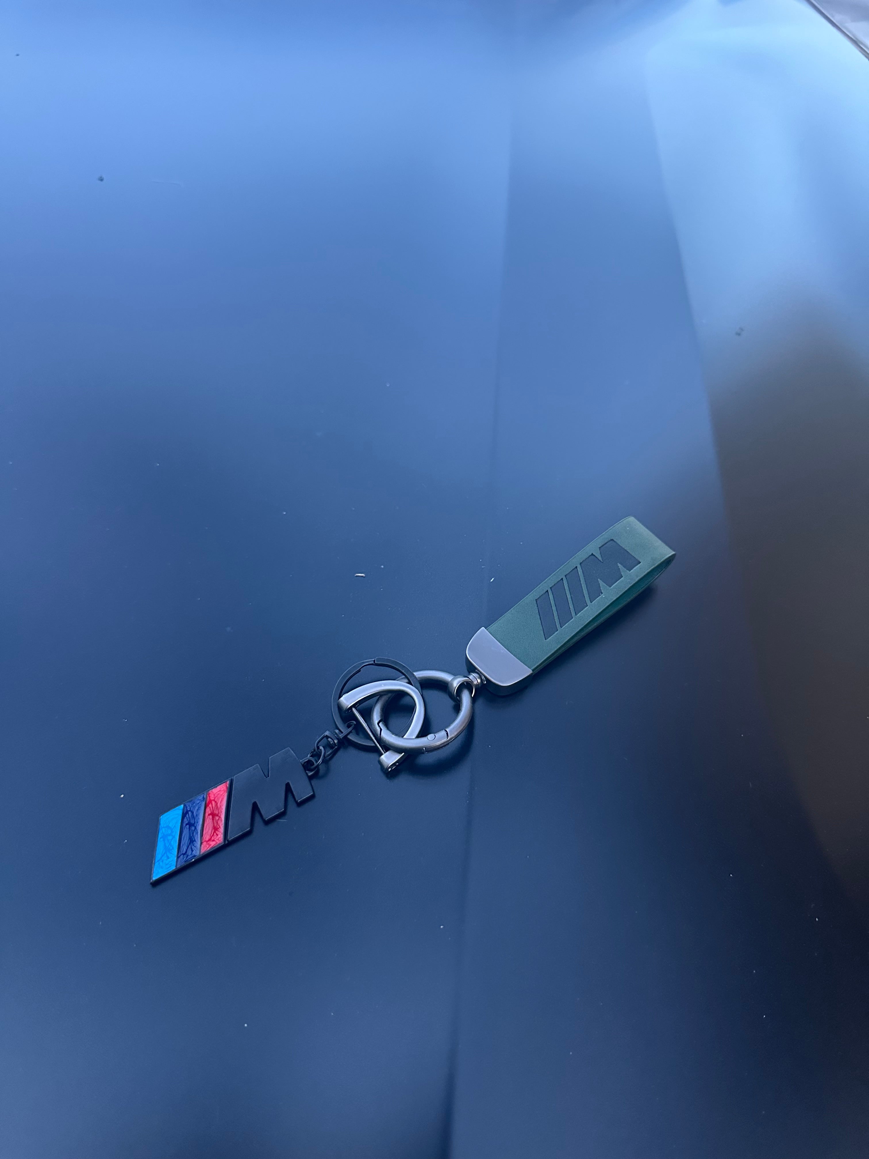 BMW M Emblem KeyChain KeyRing.