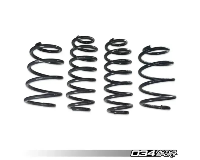 034 Motorsports Dynamic+ Lowering Springs Audi A3 8P 2.0T 2006-2013.