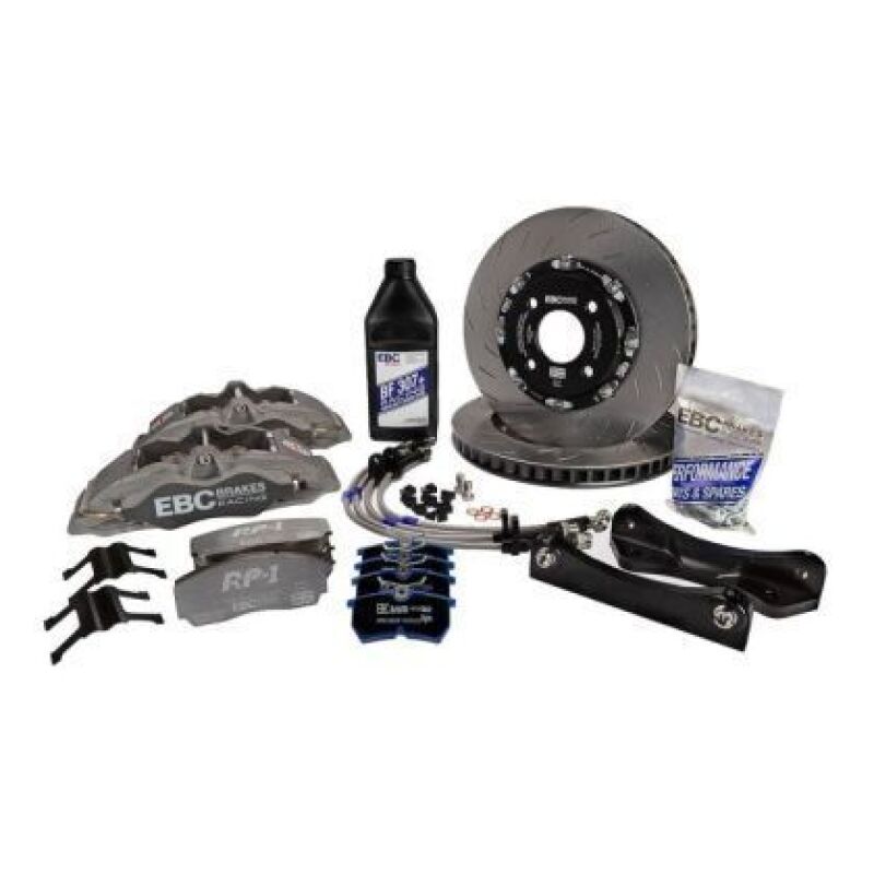 EBC Racing Ford Focus ST MK2 Anodized Apollo-4 Calipers 330mm Rotors Front Big Brake Kit