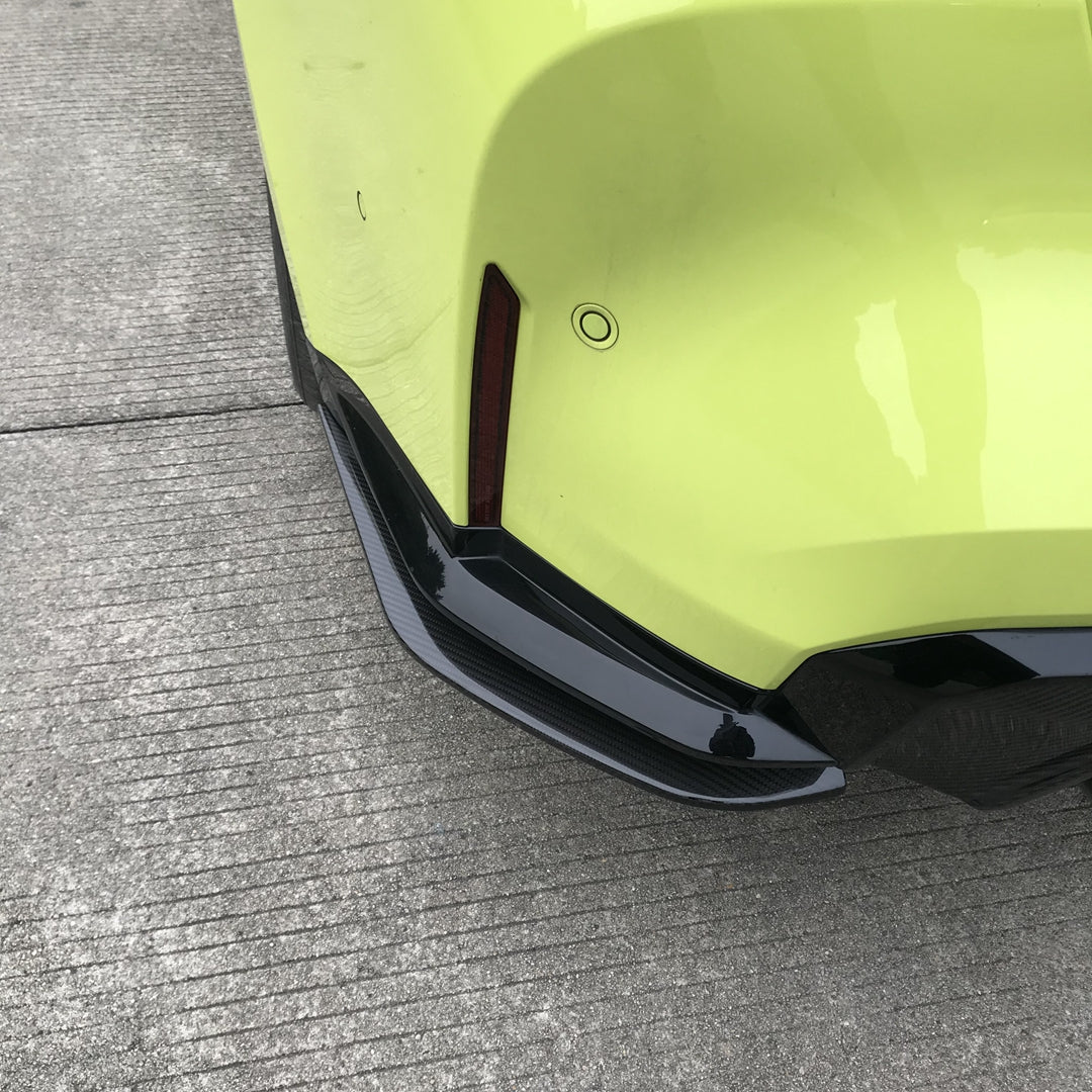 Dry Carbon Fiber Rear Canard Extension - BMW G80 & G81 M3 / G82 & G83.
