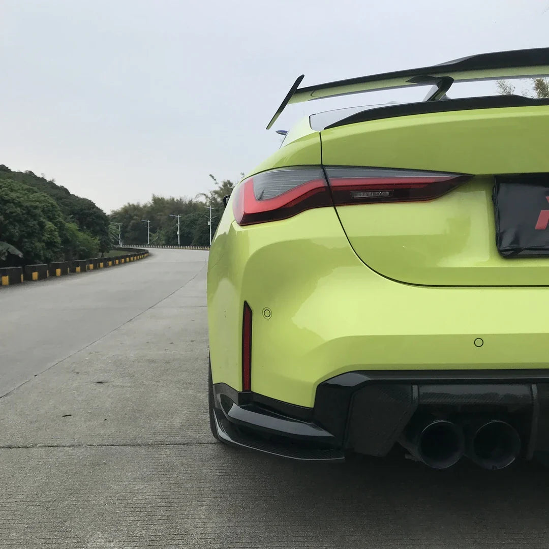 Dry Carbon Fiber Rear Canard Extension - BMW G80 & G81 M3 / G82 & G83.