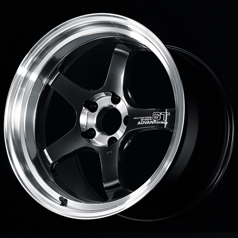 Advan GT Beyond-R 18X11.0 / +30 Offset / 5-114.3 BC / 73mm Bore / Diamond Cut & Dark Platinum Black