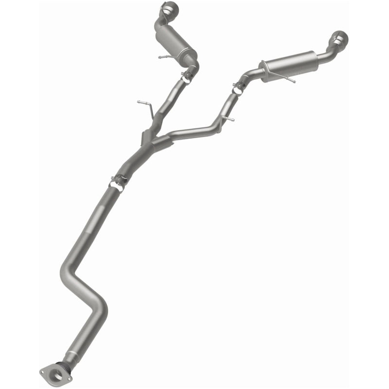 MagnaFlow 16-17 Chevy Camaro L4 2.0L Cat-Back Street Series 3in SS Dual Split Rear Exit