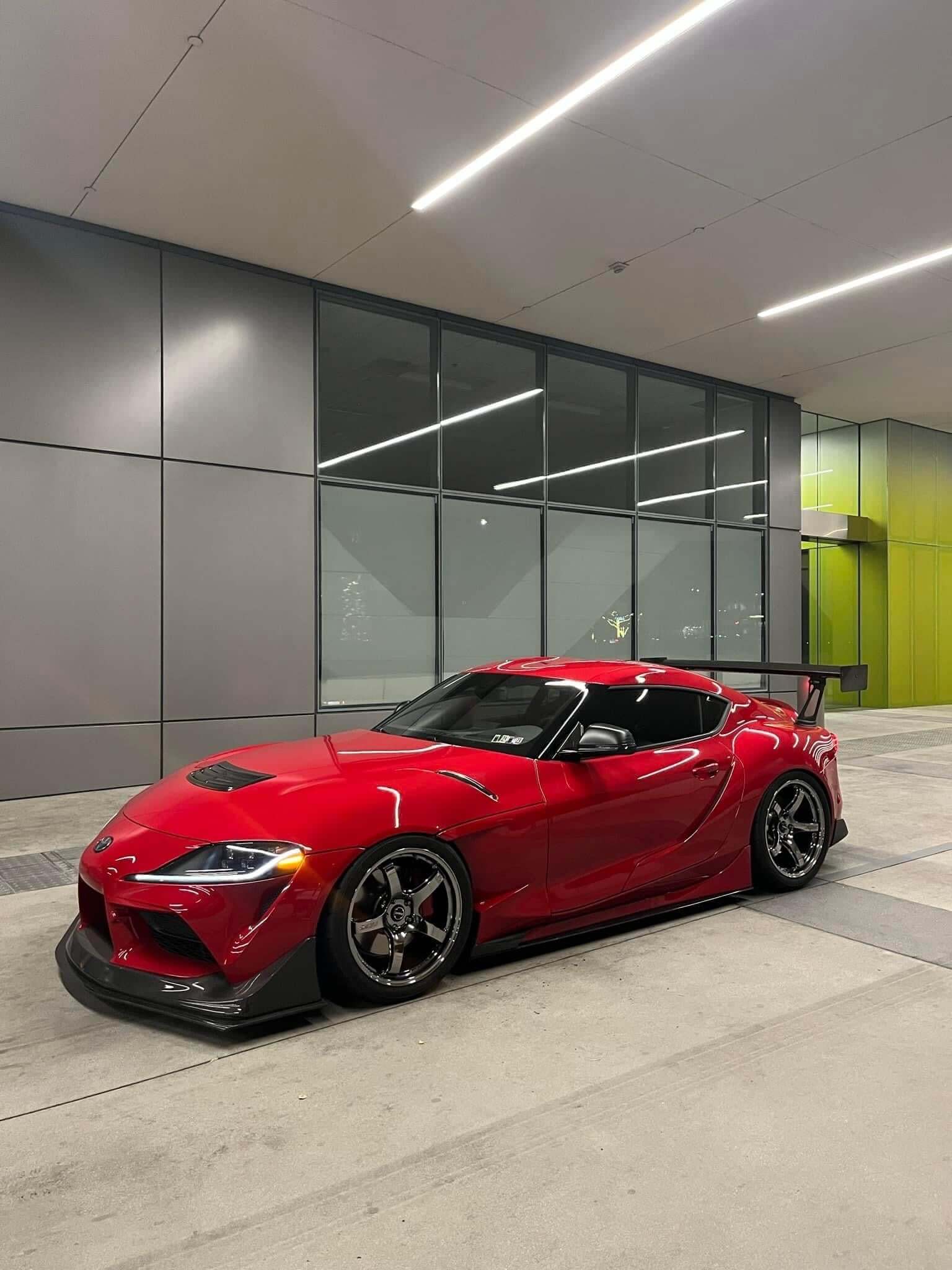 AG style Carbon Fiber Front Bumper Lip - Supra A90/A91.