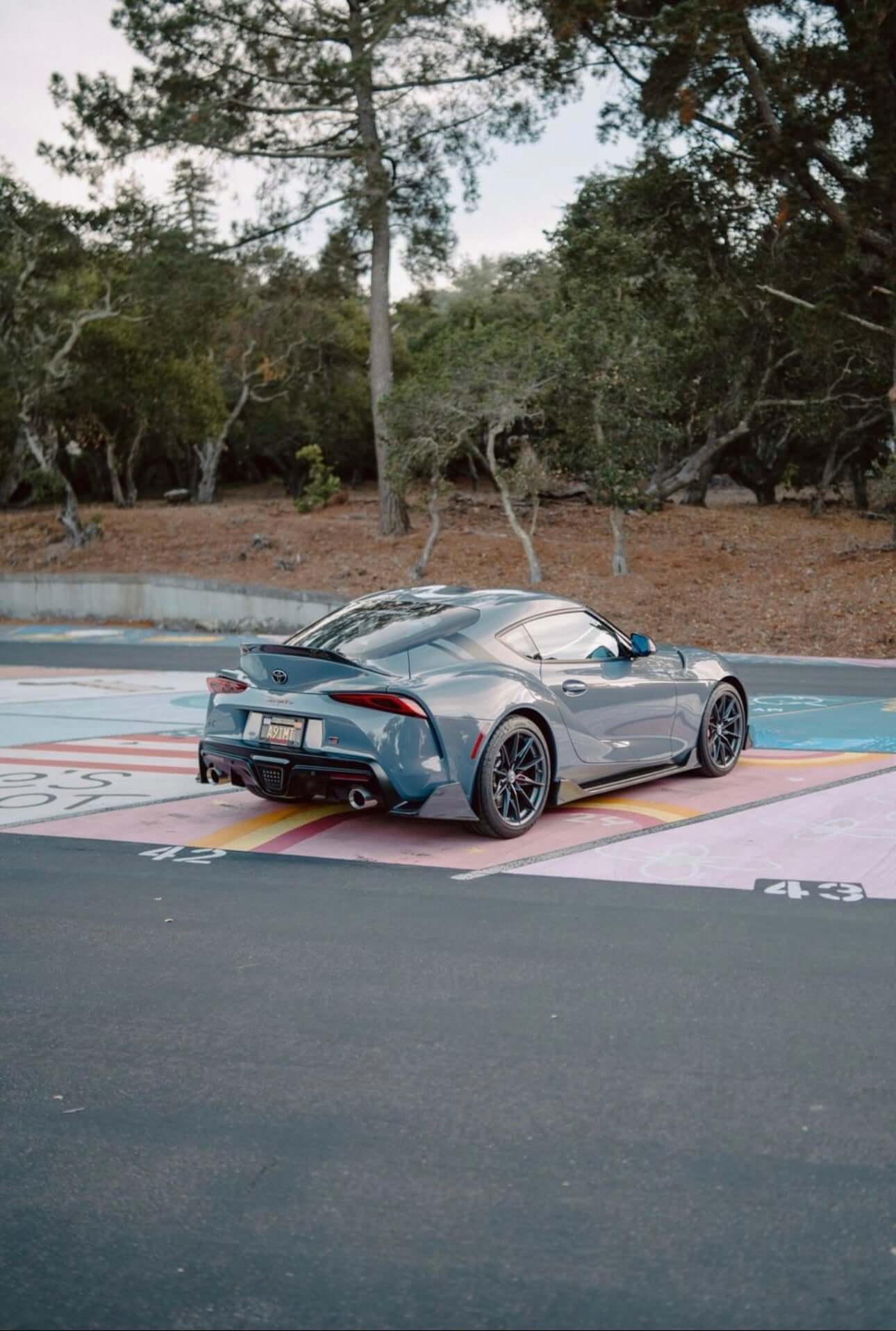 Carbon Fiber Side Skirts for Toyota A90 Supra.