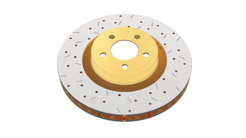 DBA 94-03 Nissan Maxima Rear 4000 Series Drilled & Slotted Rotor