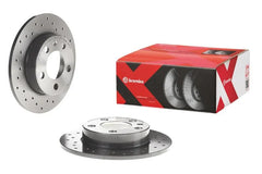 Brembo Premium UV Coated Front Xtra Cross Drilled Brake Rotor.