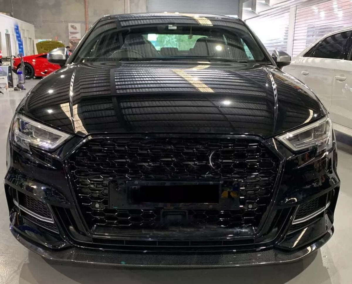 J Style Carbon Fiber Front Lip - Audi S3 / A3 8V S Line.
