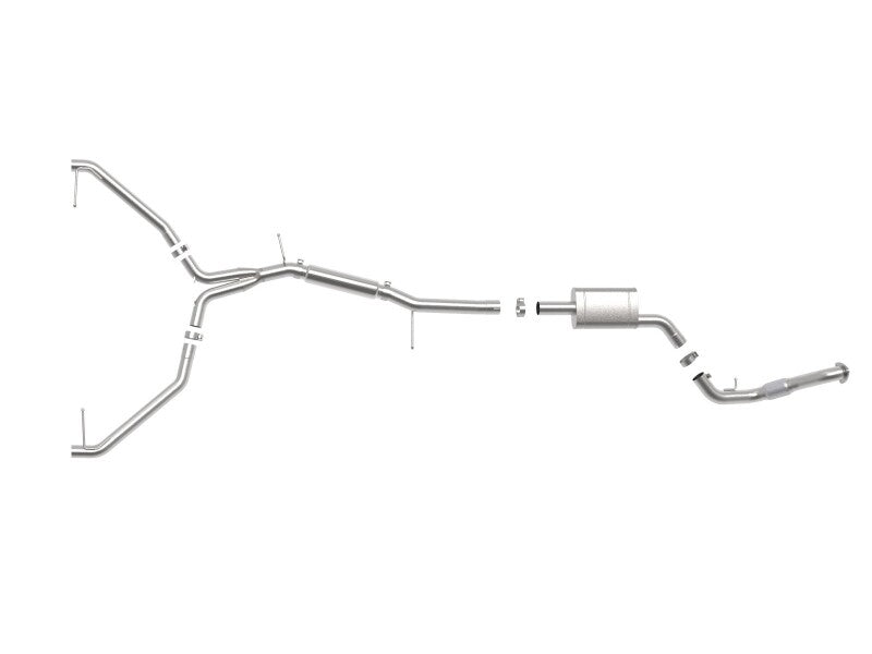 aFe 20-21 Audi A4 L4-2.0L (t) MACH Force-Xp 3in to 2-1/2in Stainless Steel Cat-Back Exhaust System