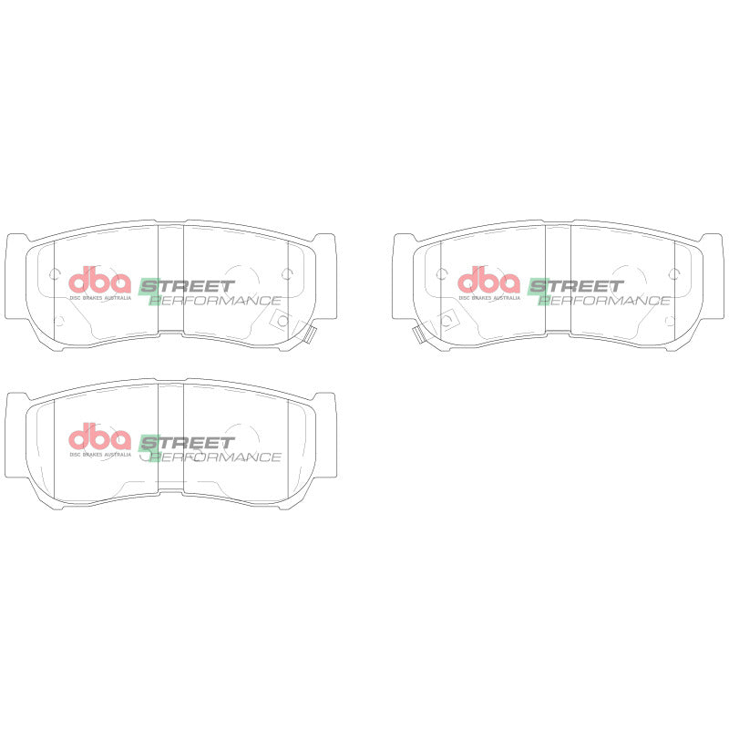 DBA 07-09 Hyundai Santa Fe Rear SP Performance Brake Pads