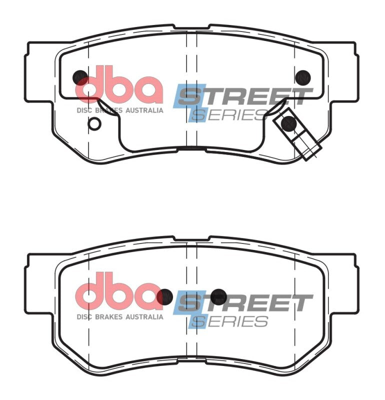 DBA 07-09 Hyundai Elantra (Rear Rotor) Street Series Rear Brake Pads