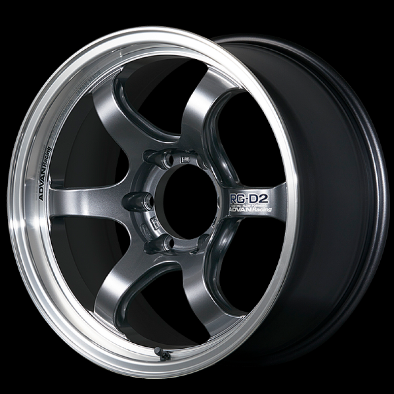 Advan RG-D2 for Truck 17x8.0 / +20 Offset / 6-139.7 / 112mm Bore / Machining & Racing Gunmetallic