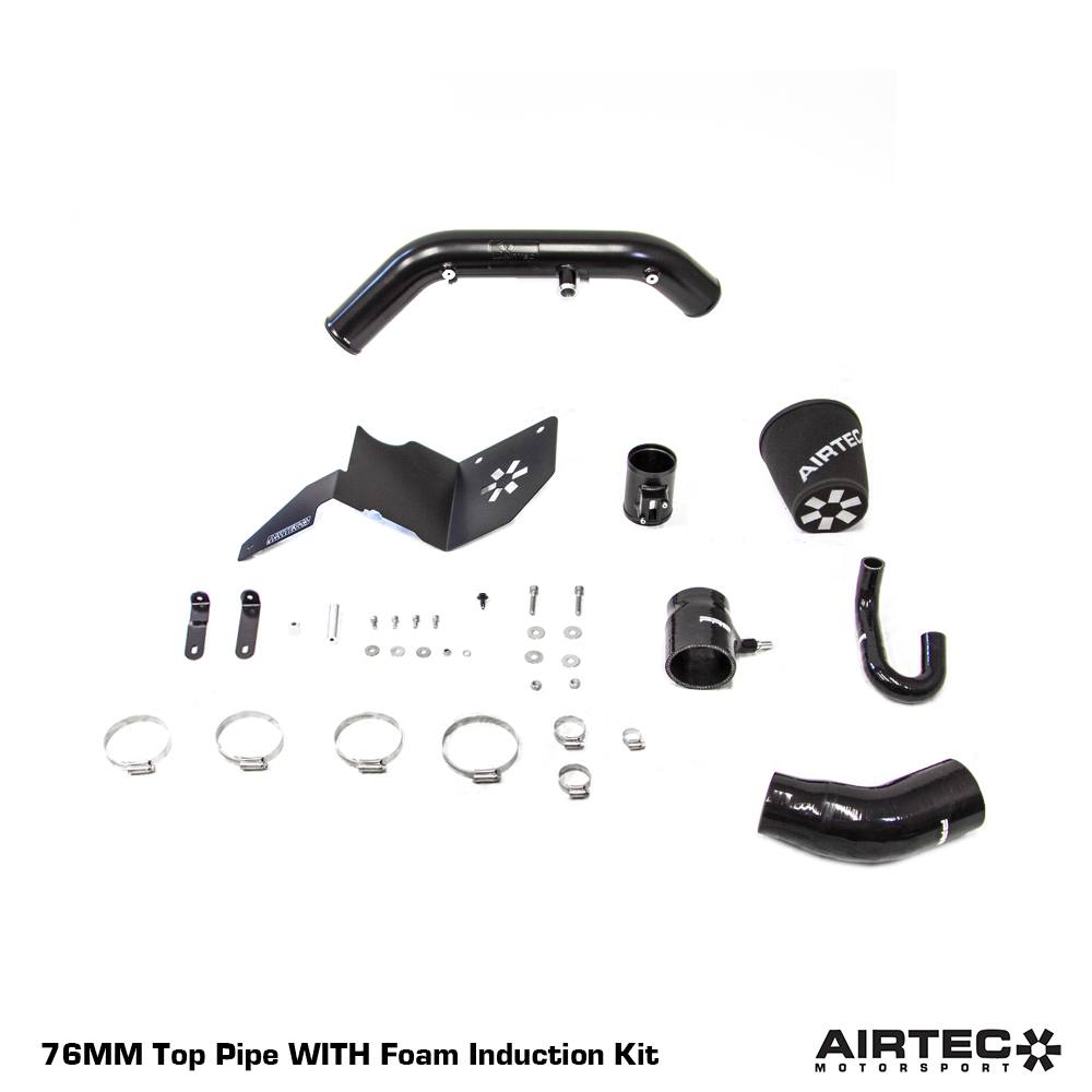 AIRTEC Motorsport RS-Style 76mm Top Induction Pipe for Fiesta ST180.