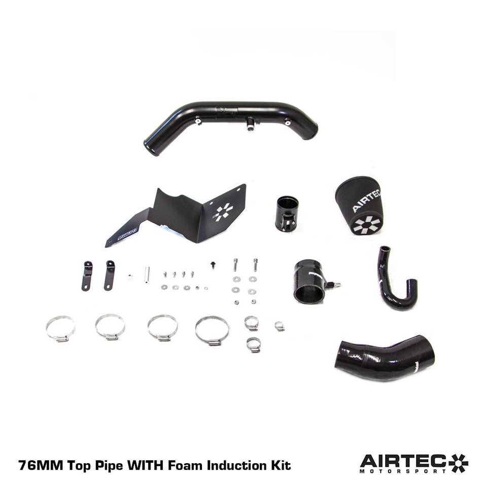 AIRTEC Motorsport RS-Style 76mm Top Induction Pipe for Fiesta ST180.