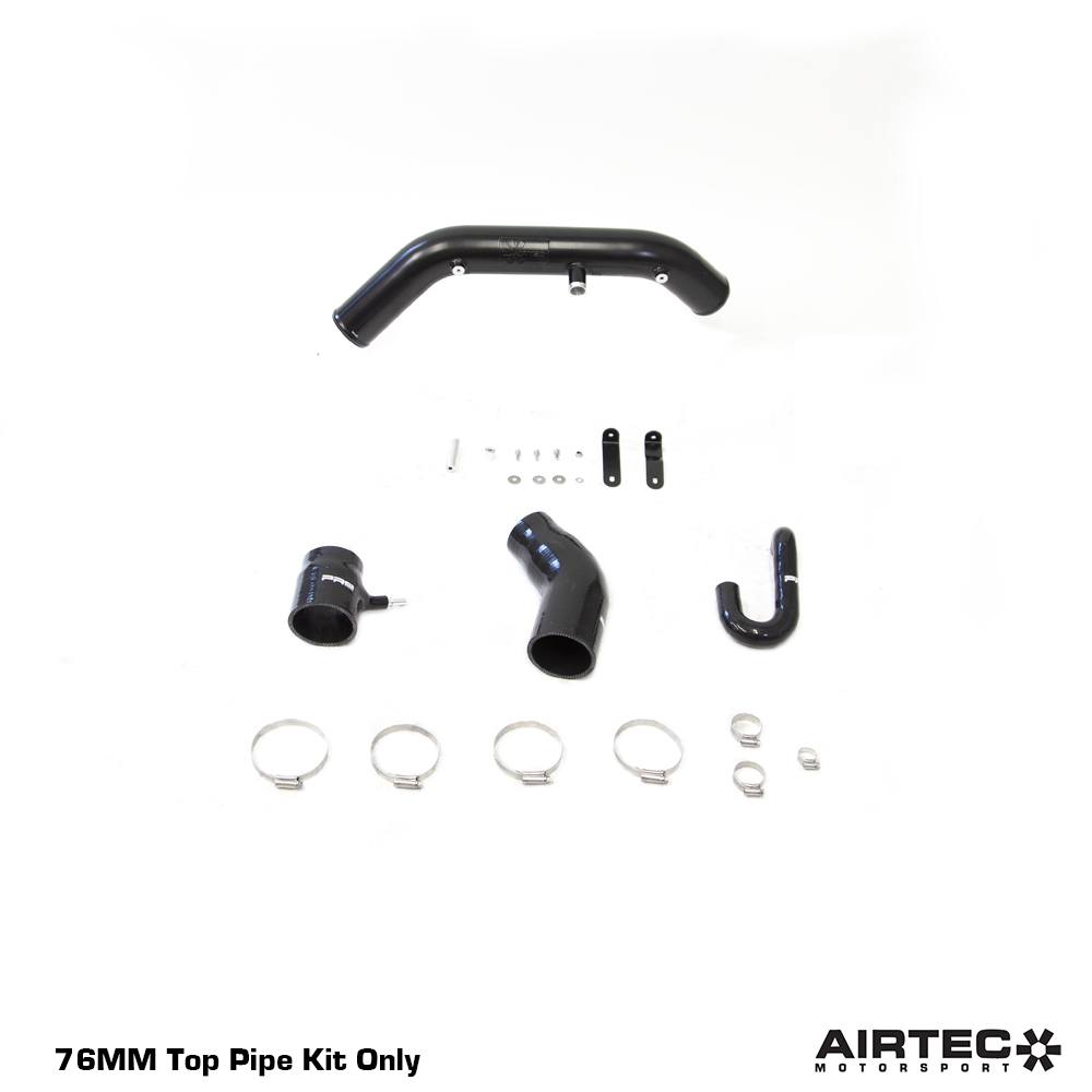 AIRTEC Motorsport RS-Style 76mm Top Induction Pipe for Fiesta ST180.
