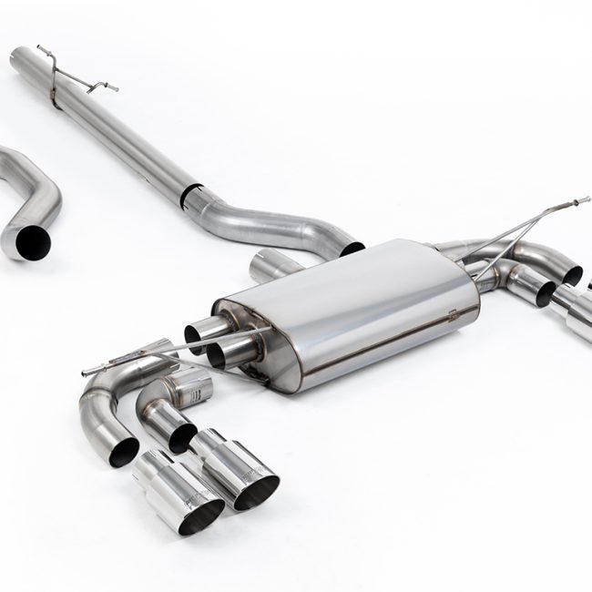 Milltek Non-Resonated Catback Exhaust System for L663 Land Rover Defender 130 (P300 / P400e)