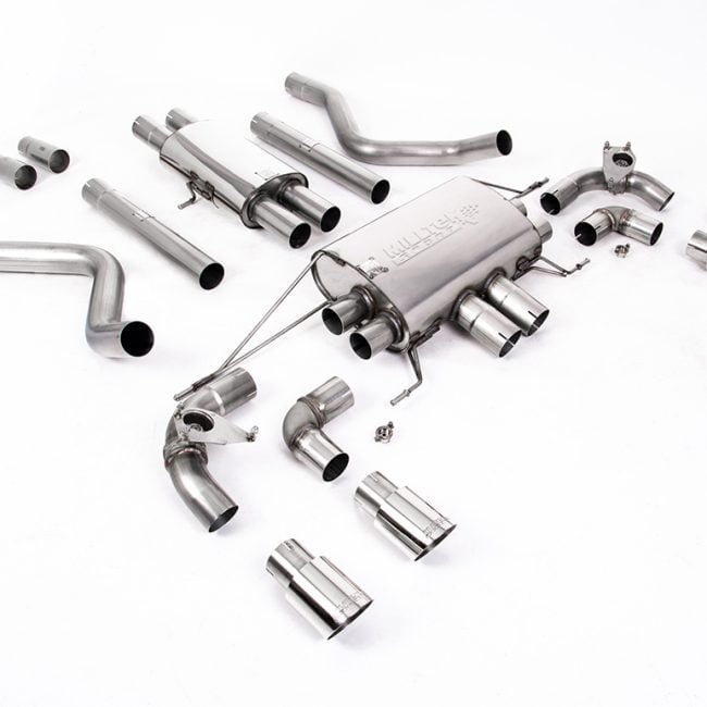 Milltek Valved &amp; Resonated Catback Exhaust System for L663 Land Rover Defender V8 110