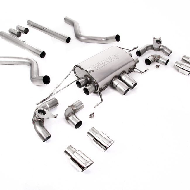 Milltek Valved &amp; Non-Resonated Catback Exhaust System for L663 Land Rover Defender V8 90