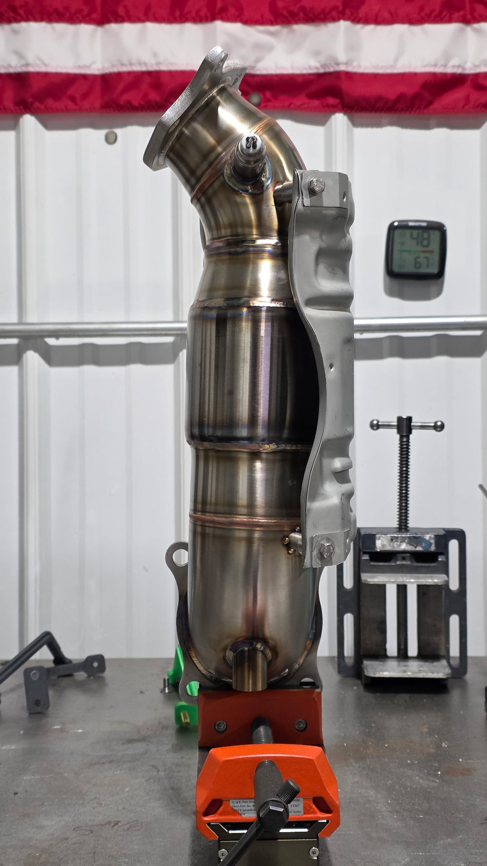 SBX Performance FL5 / DE5 / FK8 GESI Catted Downpipe