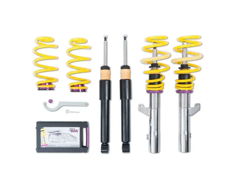 KW Suspension V1 Coilover Kit Audi A3 8P FWD All Engines w/o EDC | Volkswagen Golf R32 | Golf R | Jetta 2005-2014.