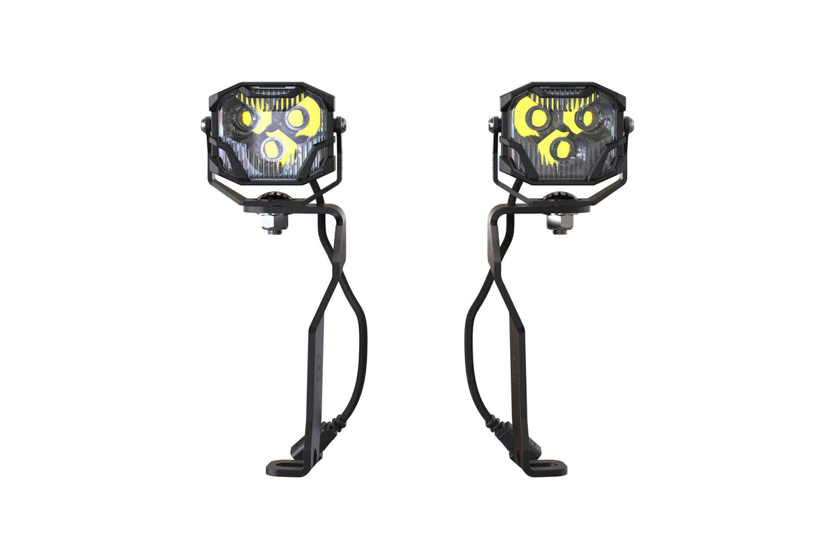 Morimoto 4Banger Ditch Light Kit: 21+ F150 (NCS White SAE Wide Beam)