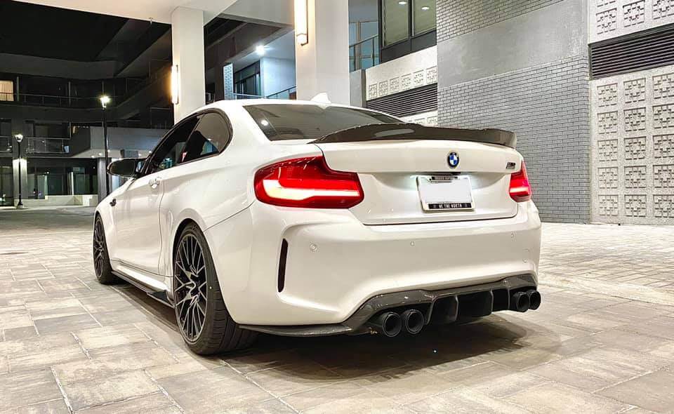 V-Style Carbon Fiber Rear Diffuser - BMW F87 M2 & M2C.