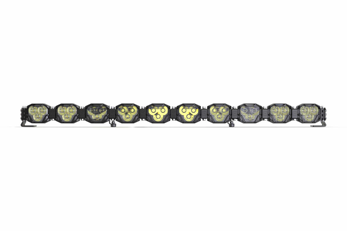 10-Pod 40.5" 4Banger Bar: HXB / White