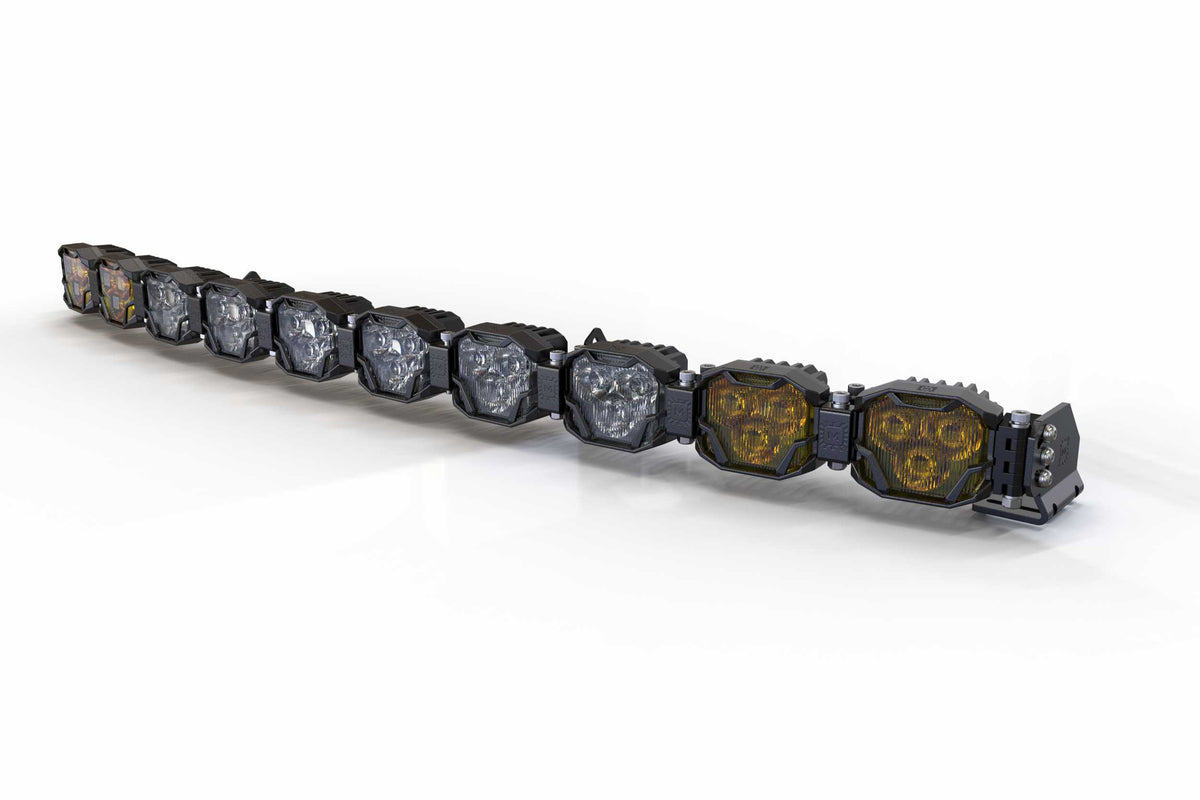 10-Pod 40.5" 4Banger Bar: NCS / White/Yellow