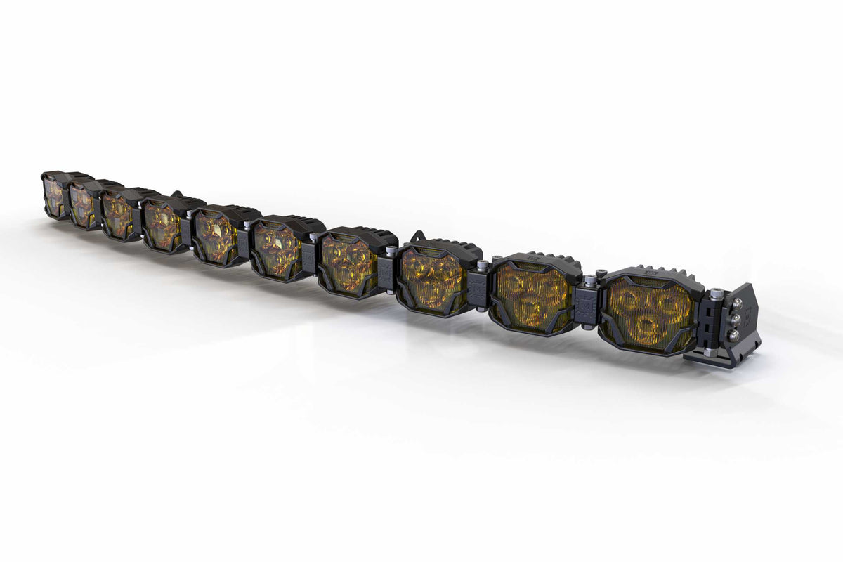 10-Pod 40.5" 4Banger Bar: HXB / Yellow