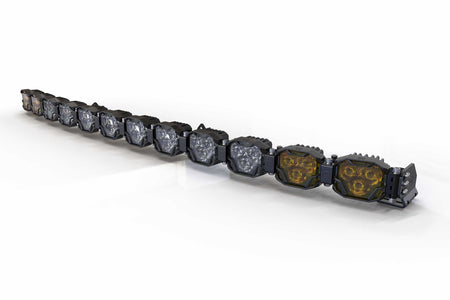 12-Pod 48.5" 4Banger Bar: NCS / White/Yellow