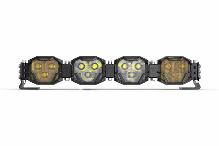 4-Pod 16.5" 4Banger Bar: HXB / White/Yellow