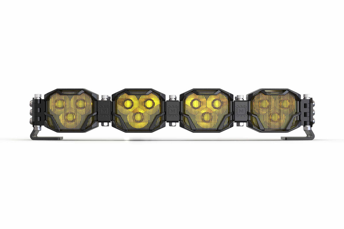 4-Pod 16.5" 4Banger Bar: HXB / Yellow