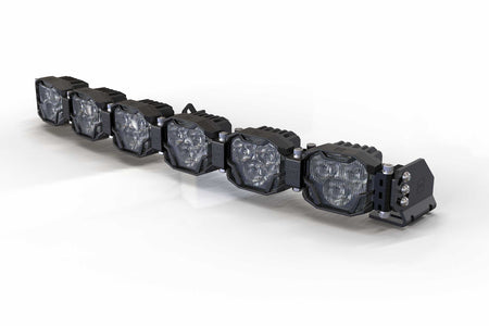6-Pod 24.5" 4Banger Bar: HXB / White