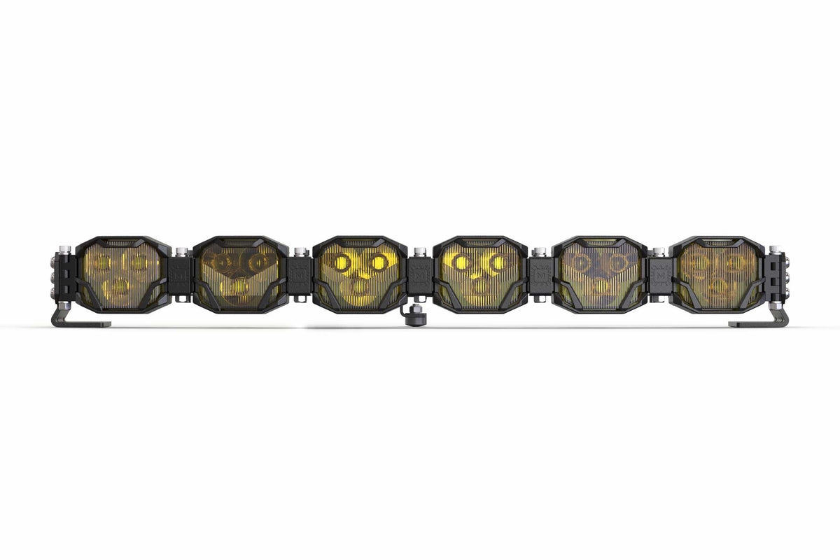 6-Pod 24.5" 4Banger Bar: HXB / Yellow
