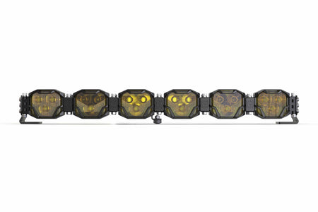 6-Pod 24.5" 4Banger Bar: HXB / Yellow