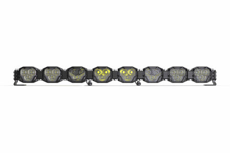 8-Pod 32.5" 4Banger Bar: HXB / White