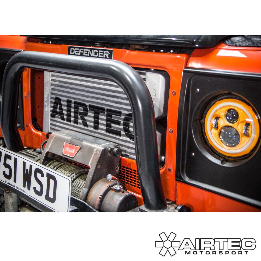 AIRTEC Motorsport Front Mount Intercooler Upgrade for Land Rover Defender 300.