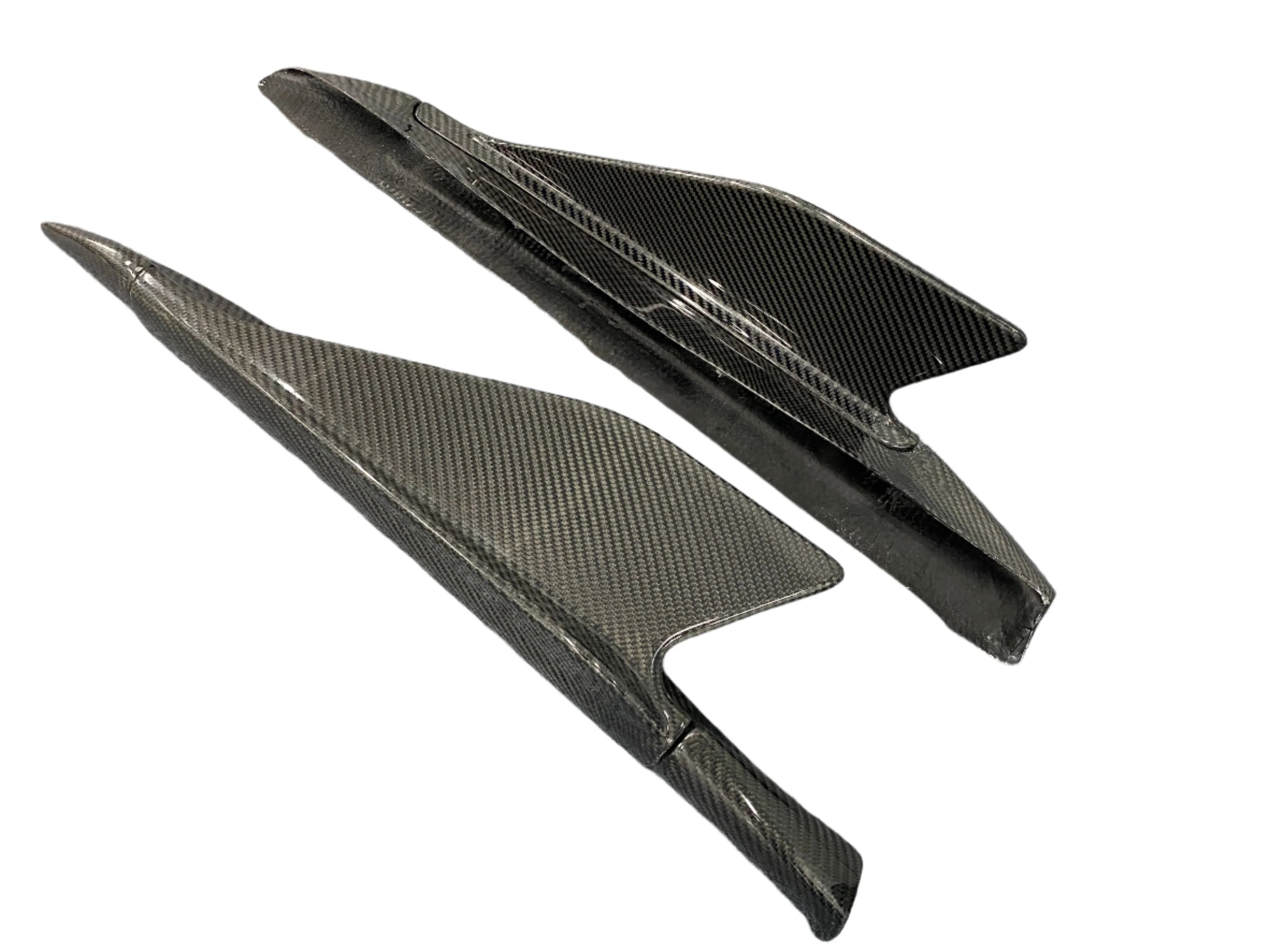 Carbon Fiber Corner Side Skirt winglet - Ferrari 488.