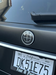 BMW Carbon Fiber roundel Emblem Cover - BMW.