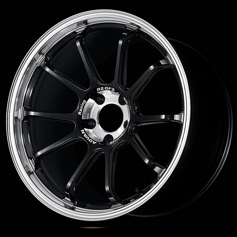 Advan RZ-DF2 20x10.5 / +15 Offset / 5x114.3 / 73mm Bore / Diamond Cut and Racing Titanium Black