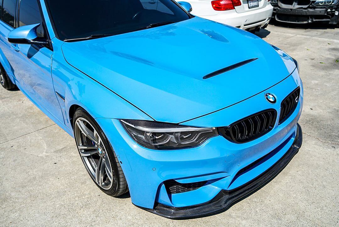 V Style Carbon Fiber Front Lip - BMW F80 M3 & F82 / F83 M4.