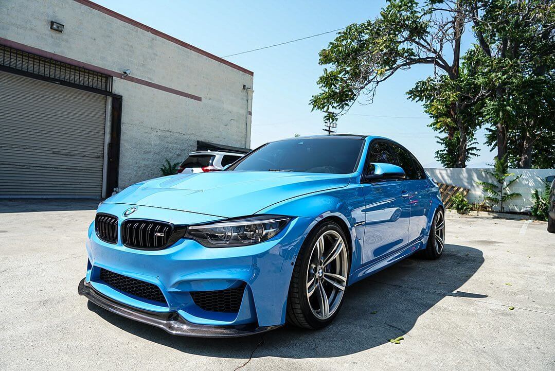 V Style Carbon Fiber Front Lip - BMW F80 M3 & F82 / F83 M4.