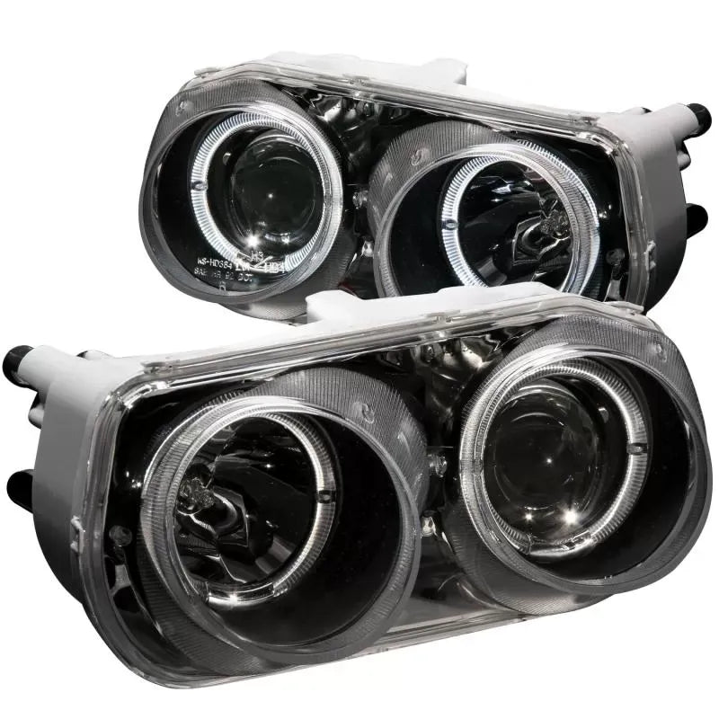 Anzo USA Projector Headlight Set w/Halo Acura Integra 1994-1997.