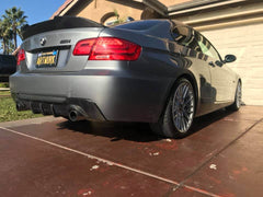 PSM Style High Kick Carbon Fiber Trunk Spoiler - BMW E90 / E92 / E93 M3 & 3 Series.