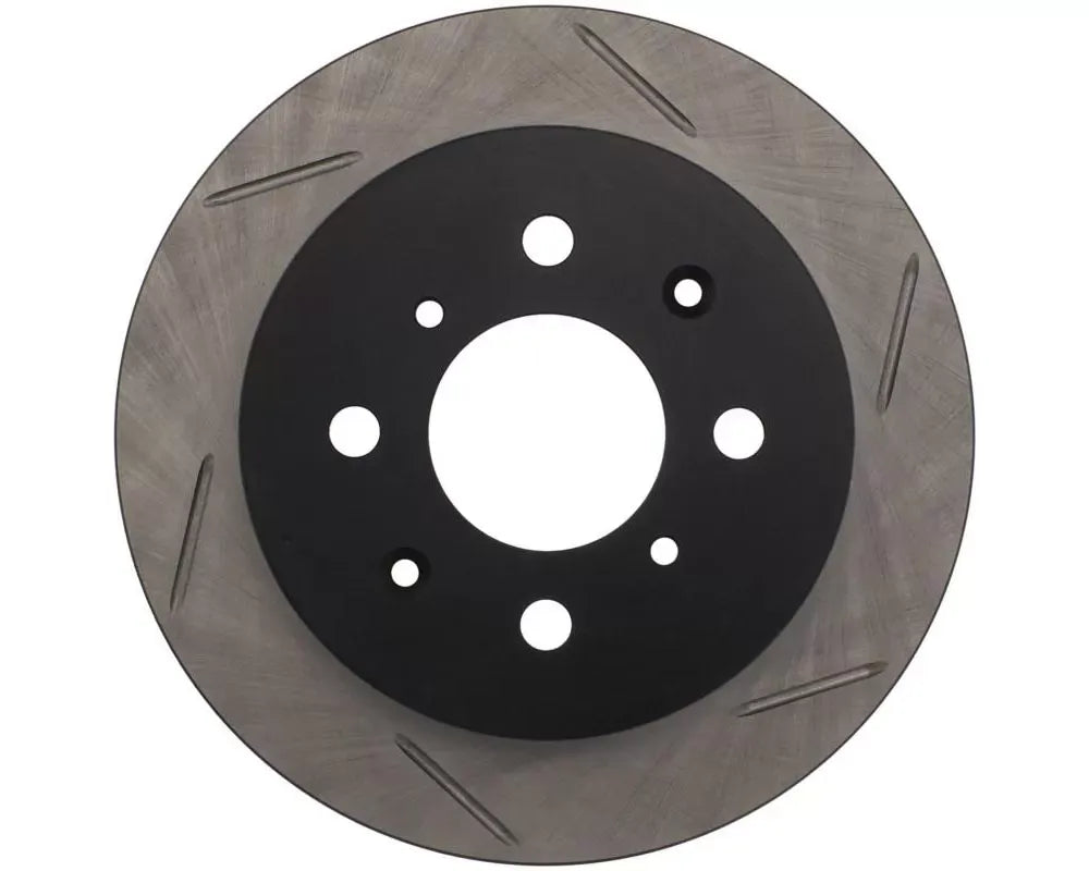 StopTech Sport Slotted Brake Rotor Rear Left, Silver, , 126.40017SL.