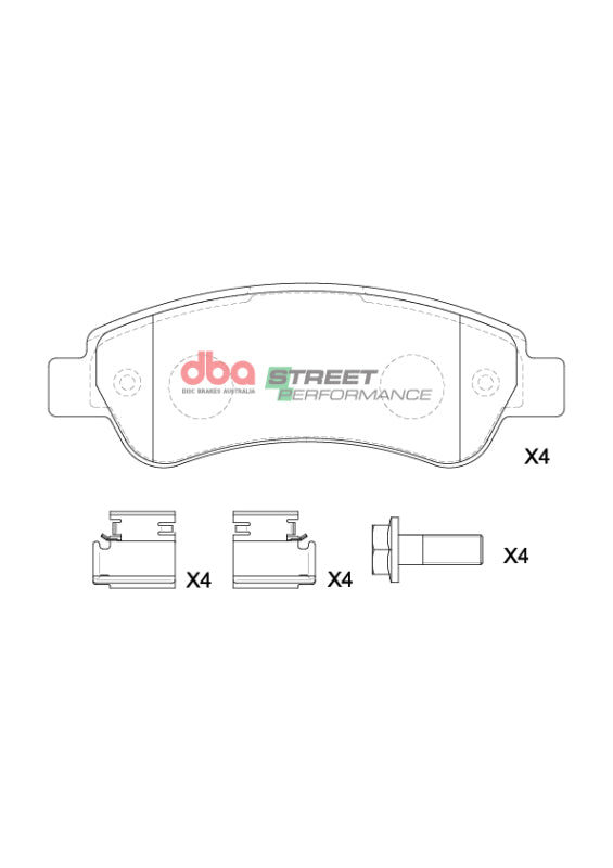 DBA 14-23 Ram ProMaster 1500 SP Performance Rear Brake Pads