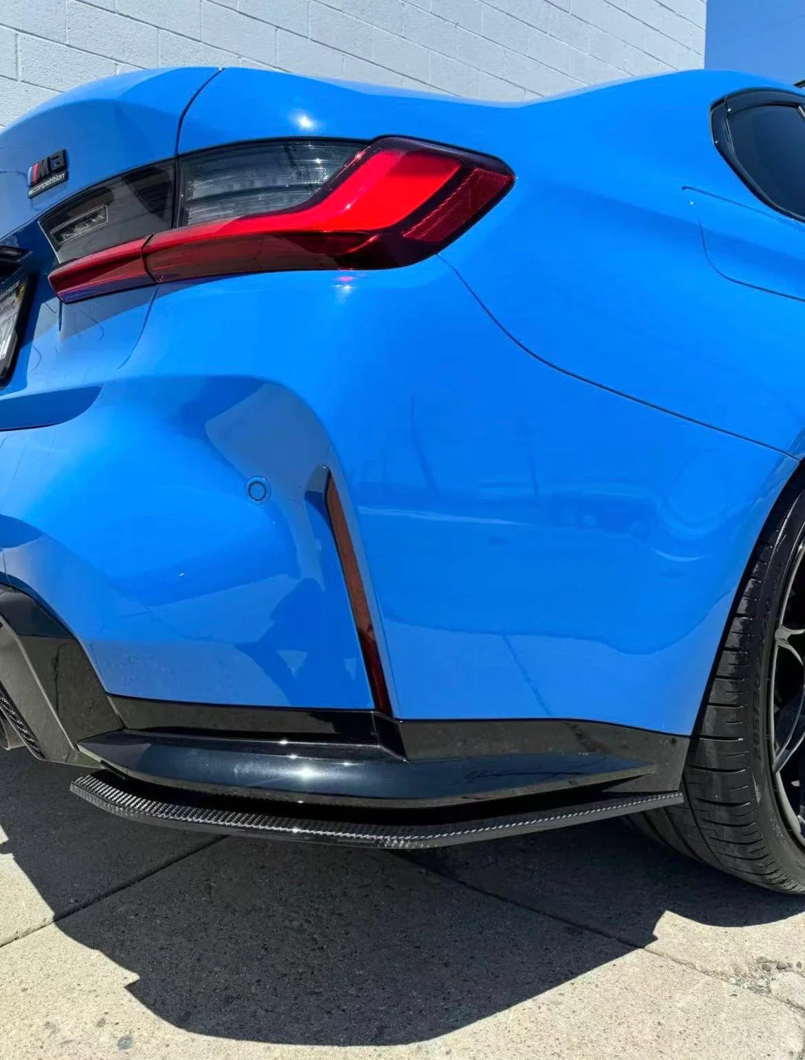 Dry Carbon Fiber Rear Canard Extension - BMW G80 & G81 M3 / G82 & G83.