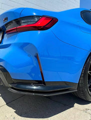 Dry Carbon Fiber Rear Canard Extension - BMW G80 & G81 M3 / G82 & G83.