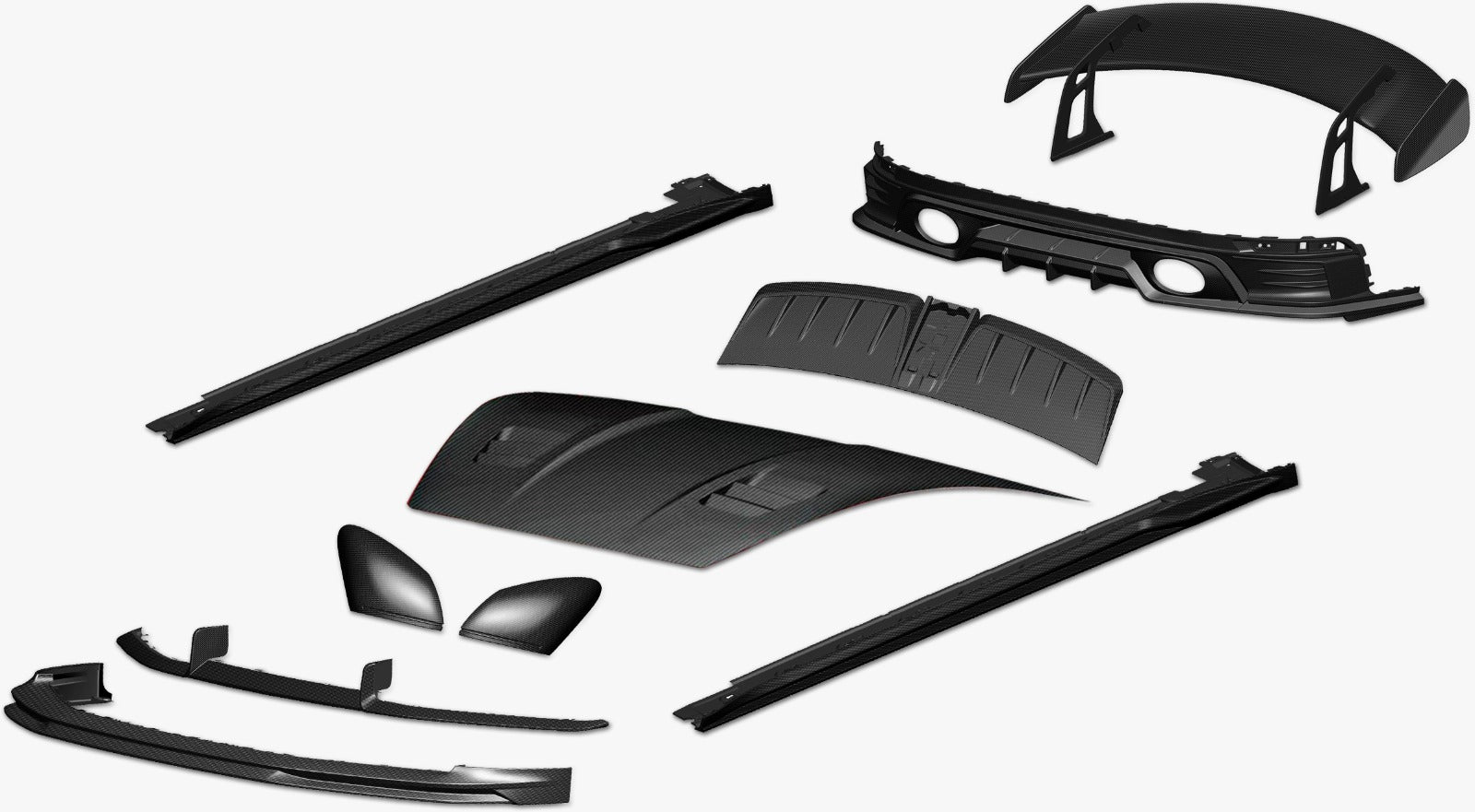Full Dry Carbon Fiber Aero Body Kit - Porsche 911 992.2